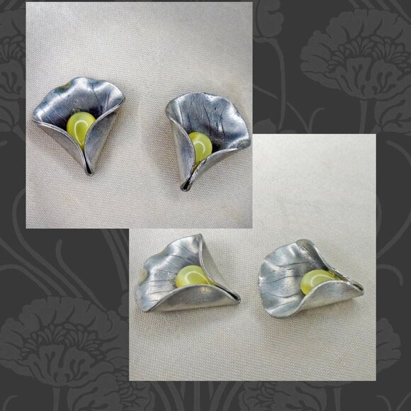 Vintage Earrings Components Pieces 20s & 30s - Picture 6 of 14